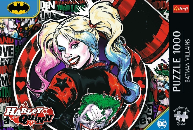 Puzzle 1000 dielikov Premium Plus Harley Quinn a Batman