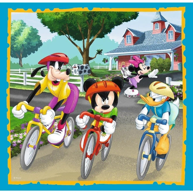 Puzzle Mickey Mouse a priatelia 3 v 1