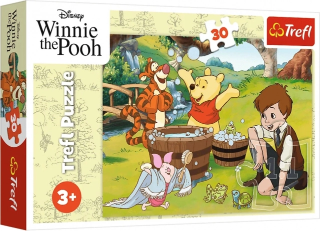 Puzzle 30 – deň s Medvedíkom Pú DISNEY