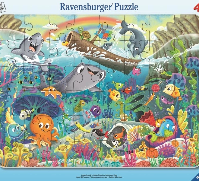 Detské puzzle Priatelia z oceánu 48 dielikov