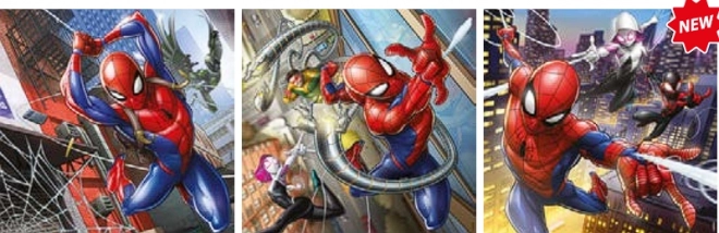 Puzzle 3 x 48 dielikov Spider-Man