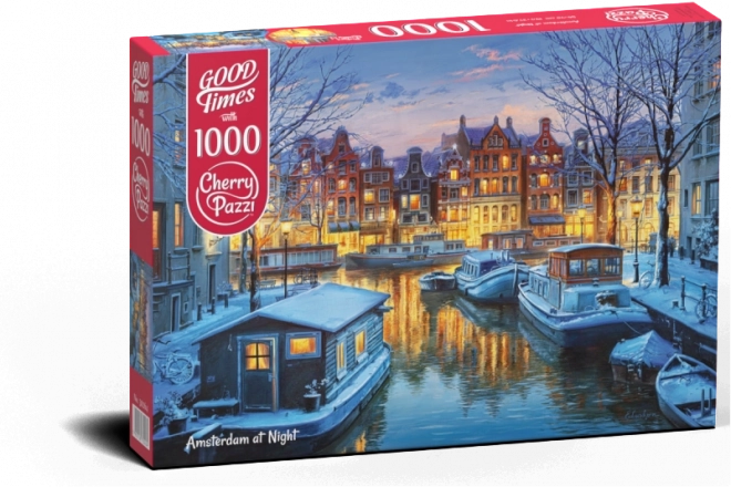 Puzzle Amsterdam v noci 1000 dielikov