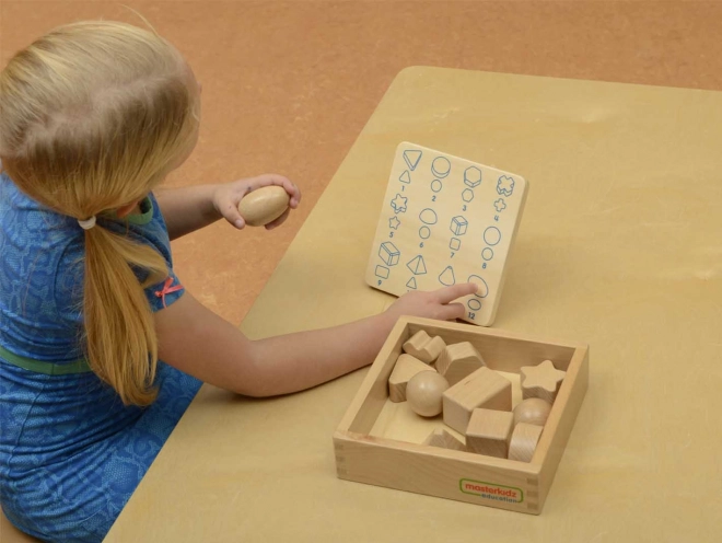 Hádaj Dotykom Odhaľ Tvary 12 dielov Masterkidz