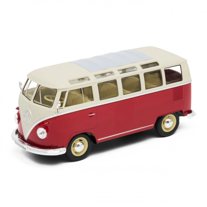 Model Volkswagenu T1 Bus (1963) 1:24 červený