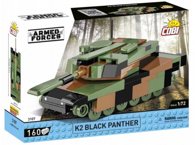 K2 čierny panter 160 kociek