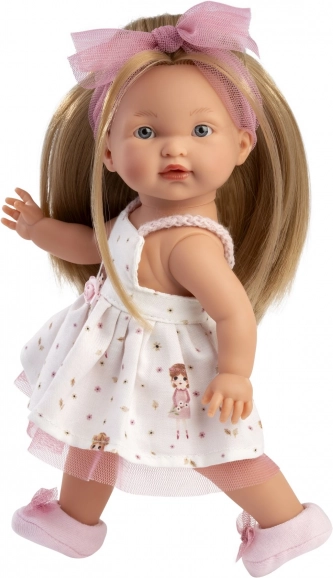 Realistická bábika Llorens Valeria s celovinylovým telom - 28 cm