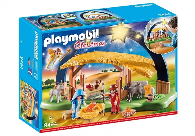 Playmobil Vianočná jasličky s osvetlením