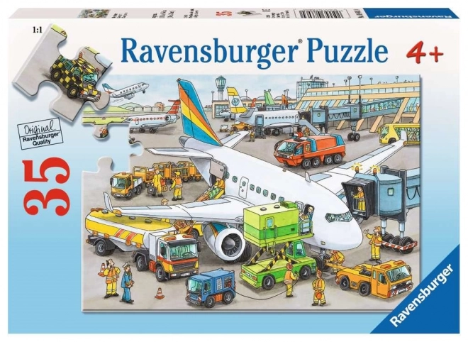 Ravensburger Puzzle Rušné Letisko 35 Dielikov