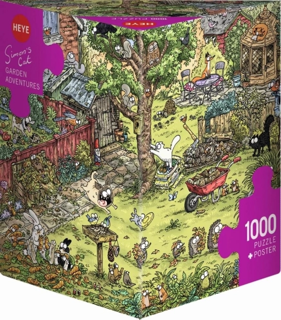 Puzzle Simonova Mačka: Dobrodružstvo na Záhrade
