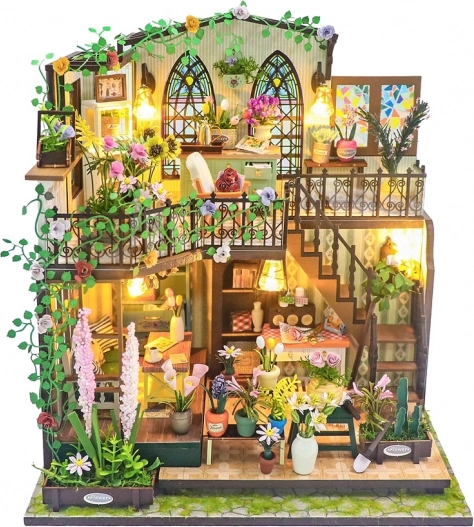 Miniatúra domu Darcyin kvetinový dom