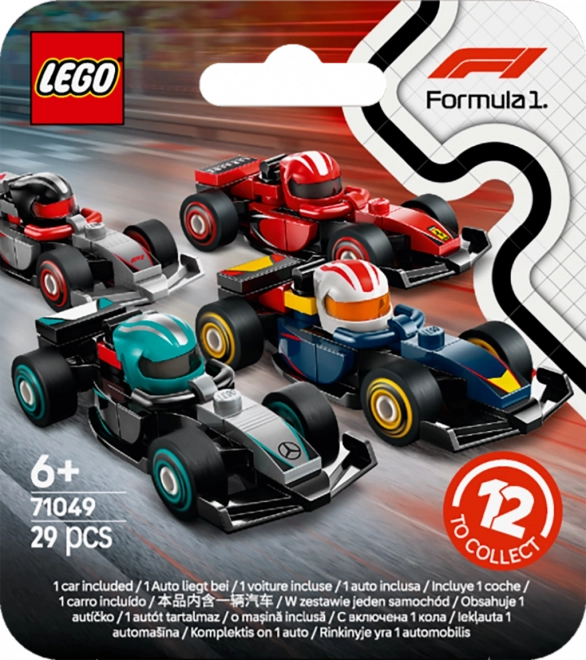 Lego zberateľské pretekárske autá F1