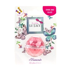 Lesk na pery diamant 2-v-1, sladká príchuť