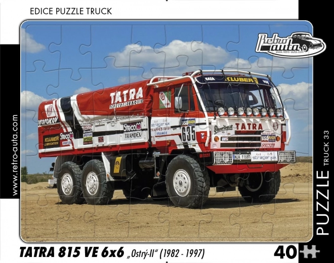 Retro autá Puzzle Tatra 815 VE 6x6 Ostrý-II