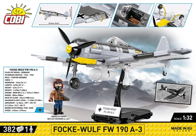 Cobi II. svetová vojna Focke-Wulf Fw 190 A3