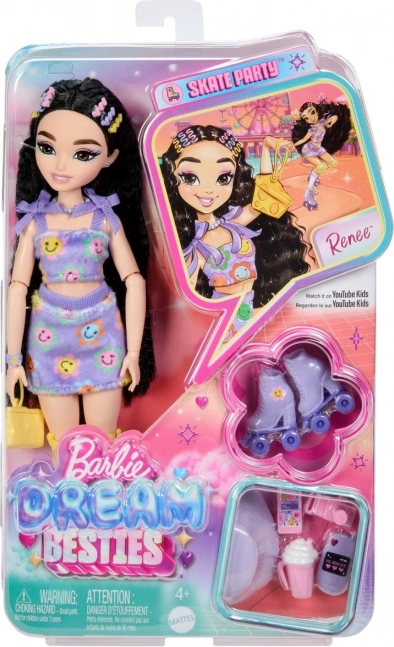 barbie dream besties renee na korčuliach