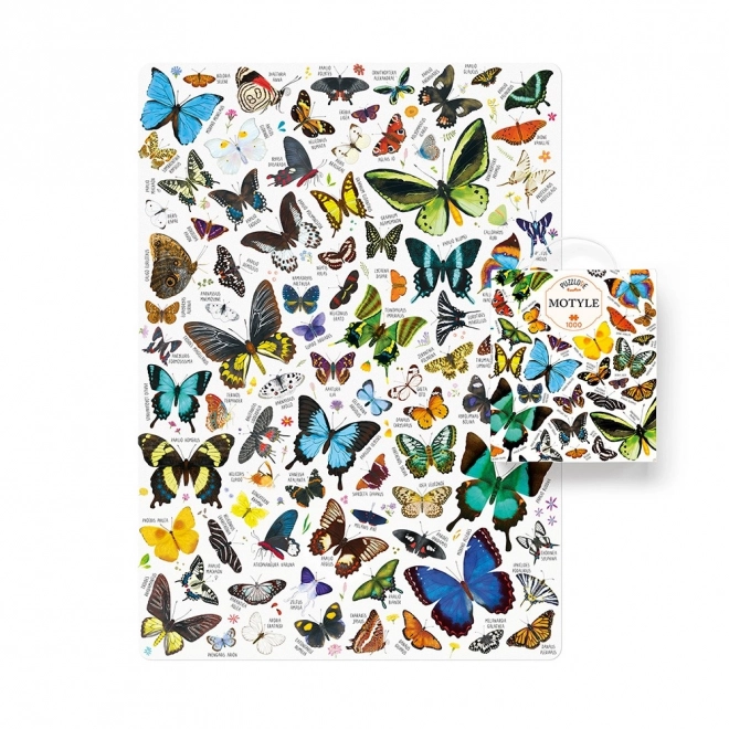 Puzzle Puzzlove Motýle 1000 dielov