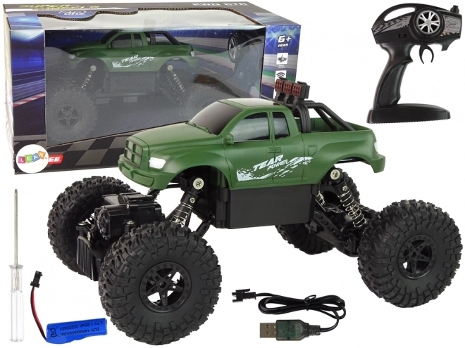 Zelené R/C Auto na Diaľkové Ovládanie 2.4 GHz 1:18