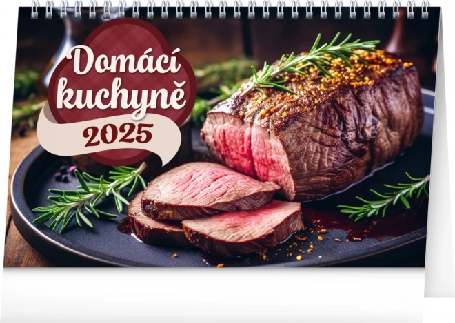 Stolový kalendár Domáca kuchyňa 2025