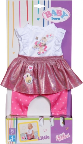 baby born little každodenný outfit pre bábiku 36 cm