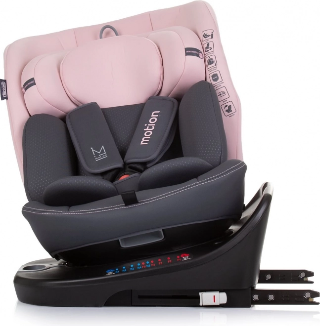 Autosedačka Chipolino Motion i-Size Isofix 360 Flamingo