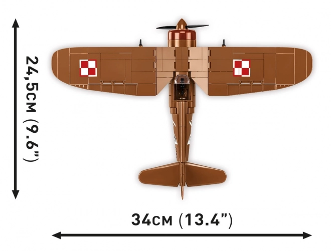 Historický model PZL P.11c – COBI II. svetová vojna