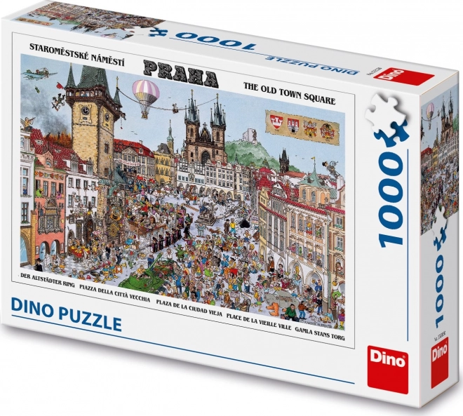 Puzzle Staroměstské námestie 1000 Dielikov