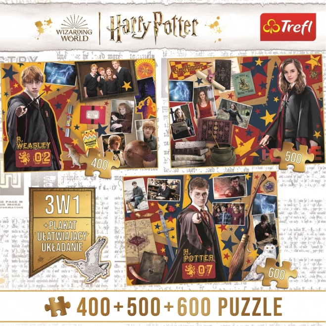 Puzzle Harry Potter: Ron, Hermiona a Harry