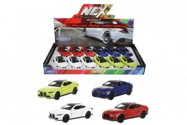 Model auta BMW M4 na spätné natiahnutie 12 cm