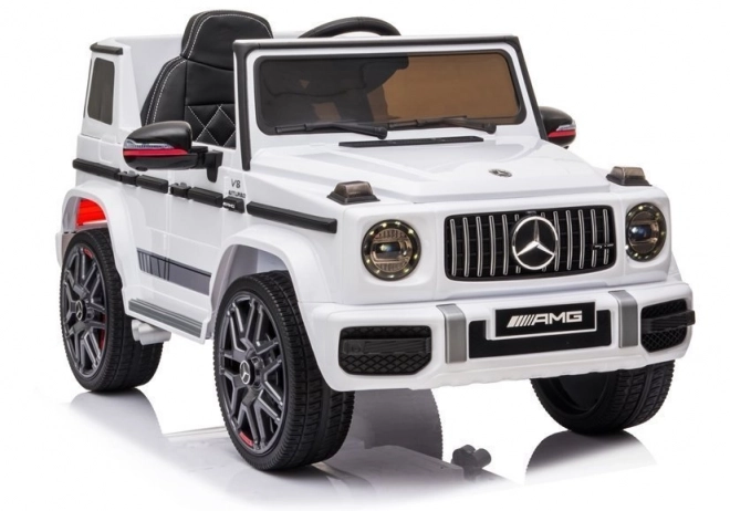 Biele auto na akumulátor Mercedes G63 AMG