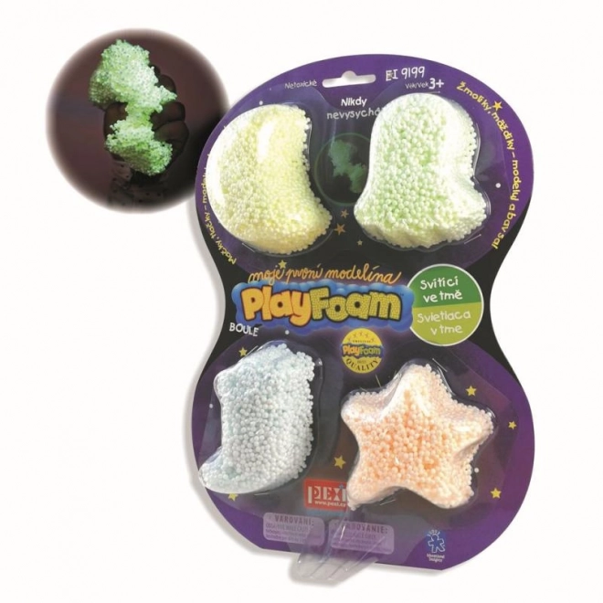 Svietiaca modelína PlayFoam Boule 4pack