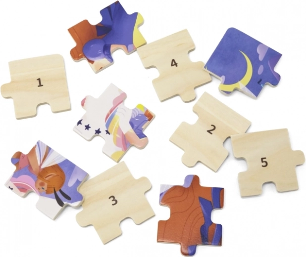 Odolné drevené dieliky pre malé ruky