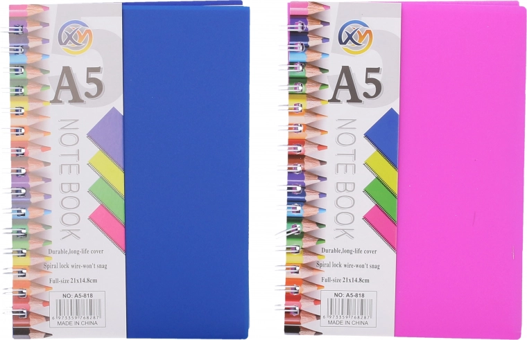 Pevná špirála pre pohodlné písanie