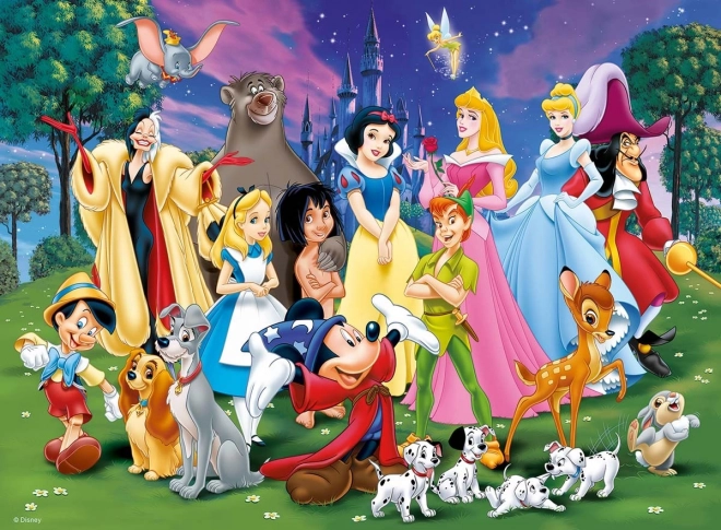 Ravensburger Puzzle Kúzelné Disney postavy XXL