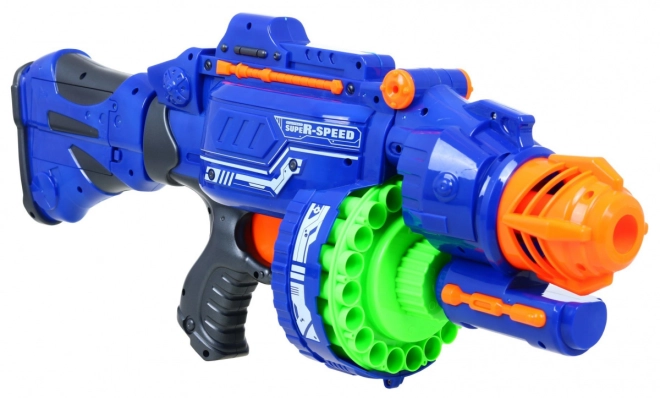Poloautomatický bubnový blaster s rýchlou streľbou