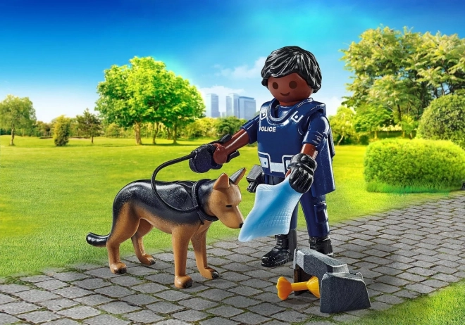 Policajt so služobným psom