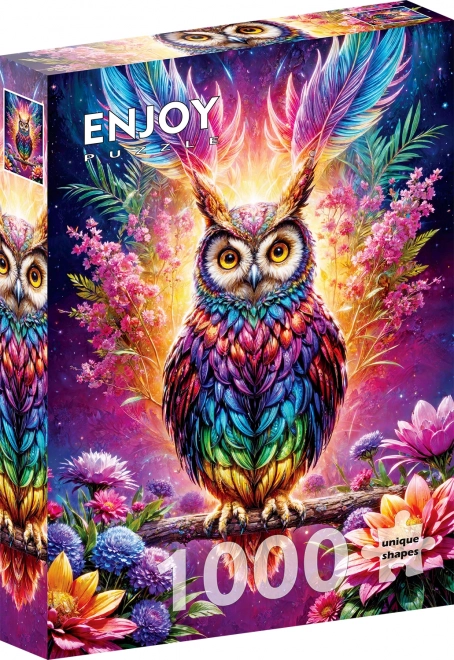 Puzzle Neónová Sova 1000 Dielikov