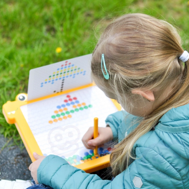 Magnetická tabuľa pre deti Montessori MagPad dinosaurus