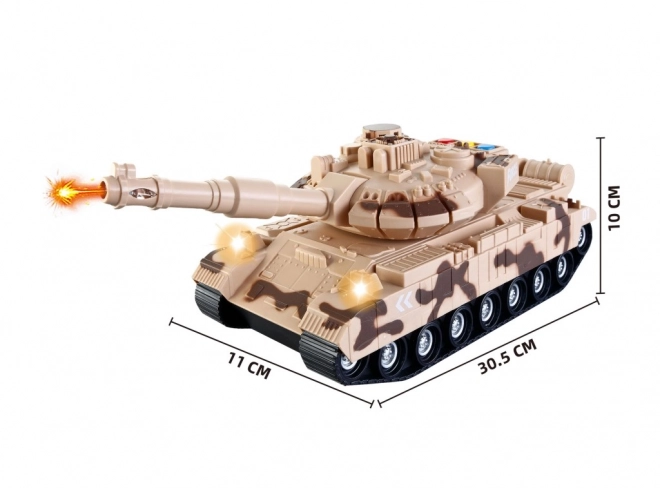 Tank 1:16 so svetelným a zvukovým efektom