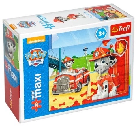 Puzzle Labková patrola: Hasič Marshall 20 dielikov