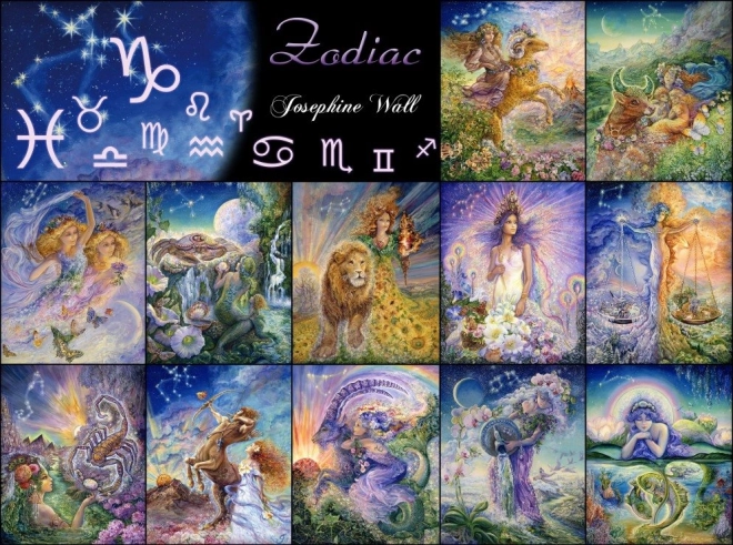 Puzzle Znamenia zverokruhu 2000 dielikov