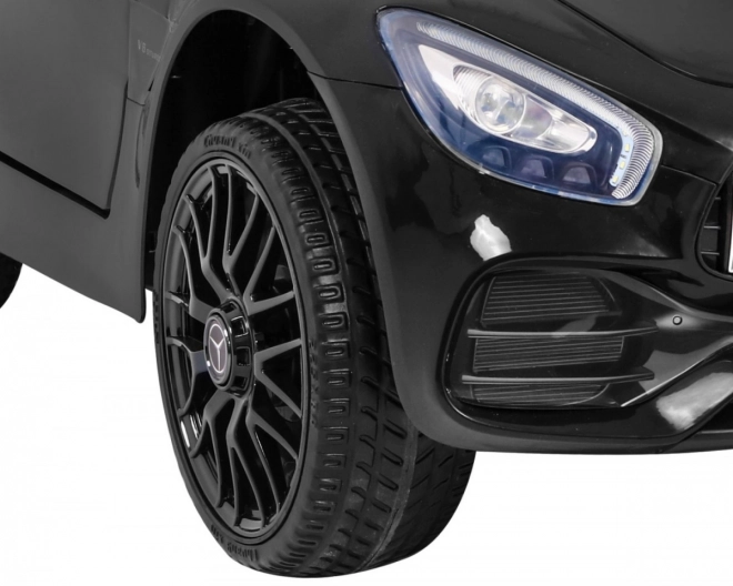 Mercedes Benz GT pre deti na batériu čierny