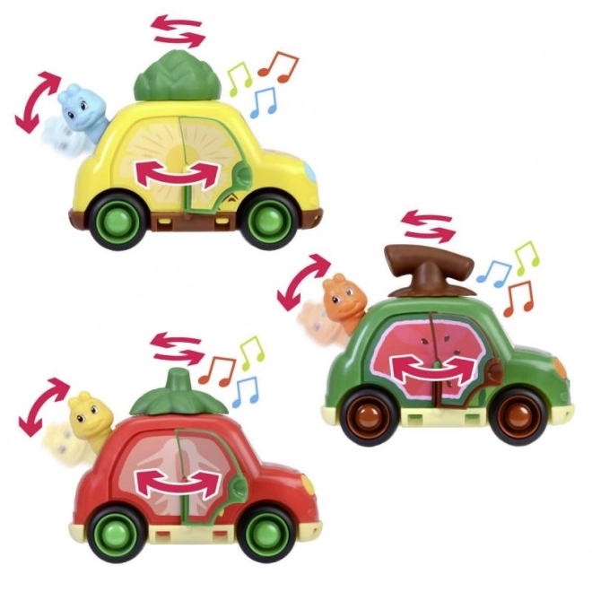 Owocný automobil ABC 12 cm, 3 druhy