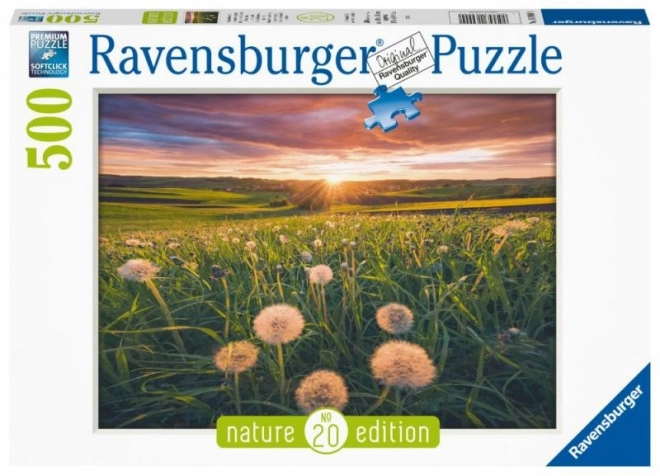 Ravensburger puzzle Pampelišky pri západe slnka