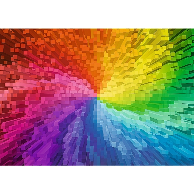 Žiarivý farebný gradient ako dekorácia
