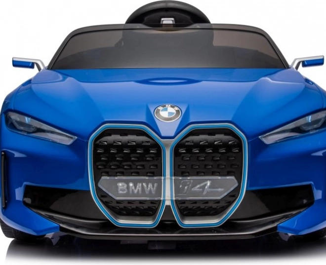 Detské elektrické auto BMW i4 modré 4x4