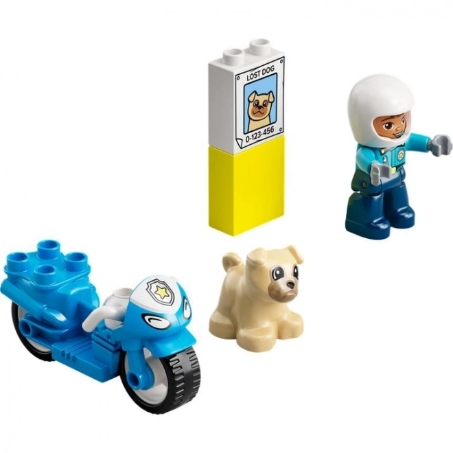 Policajná motorka LEGO DUPLO