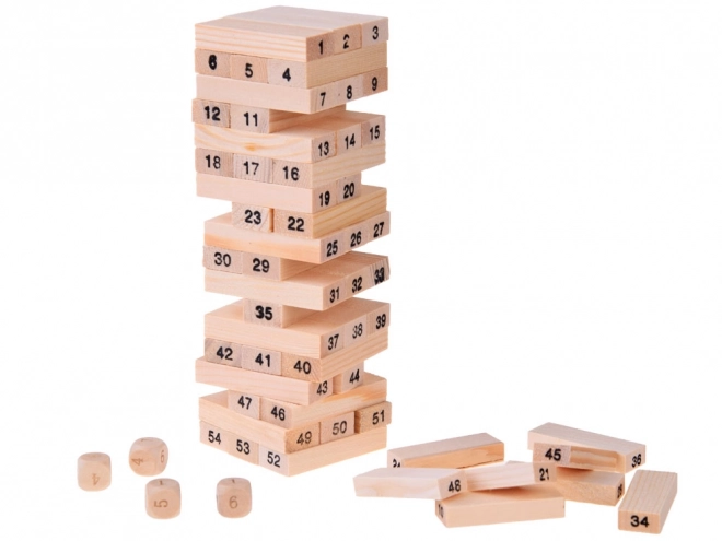 Drevená hojdačka veža Jenga