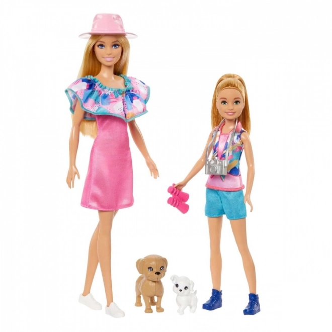 Súprava bábik Barbie a Stacie so psíkmi