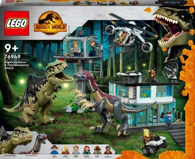 LEGO Jurský svet 76949 Útok giganotosaura a terizinosaura