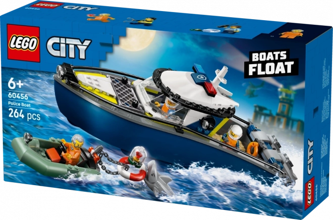 LEGO City Naháňačka v policajnej lodi